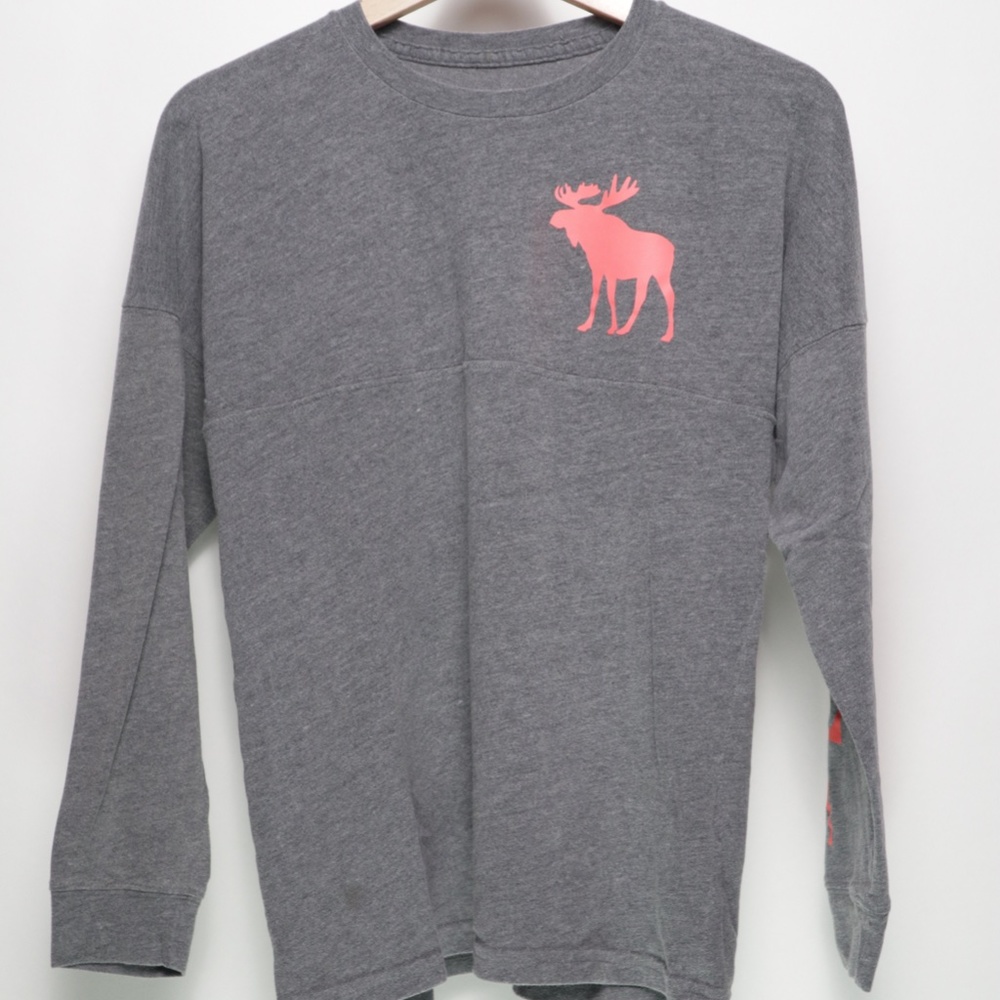 Abercrombie kids- Grey Color with Orange Print-Size13/14